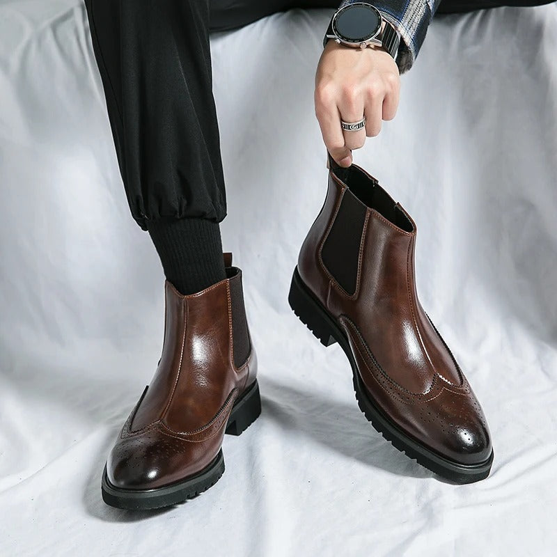 Alden | Vegan Leather Chelsea Boots