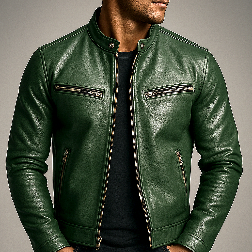 Nick | Stylish Vegan Leather Jacket