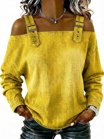 Annabel | Lightweight Denim-Feel Shirt