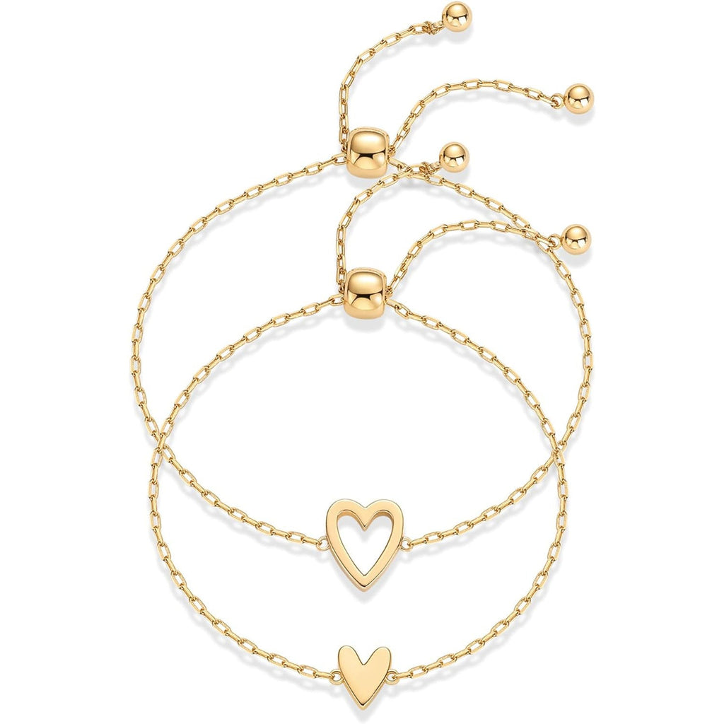 MATCHING HEART BRACELETS