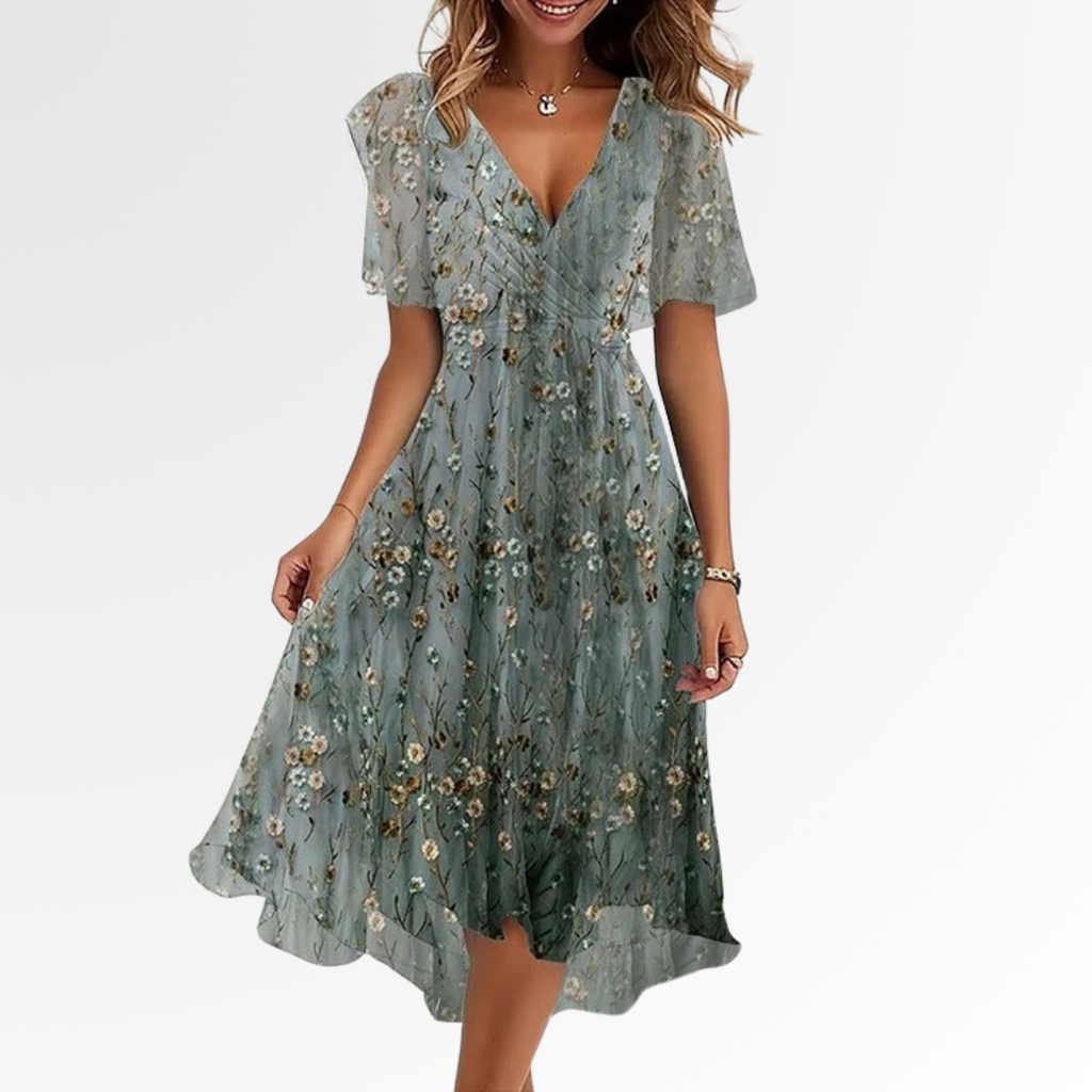 Yara™ | Elegant Colourful Dress