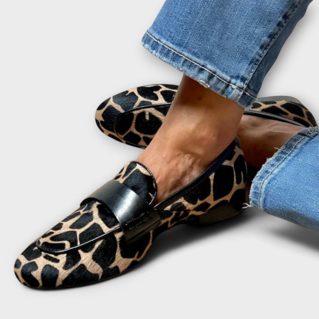 Léonie | Stylish Leopard Loafers
