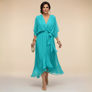 Serena | Flowy V-Neck Maxi Dress