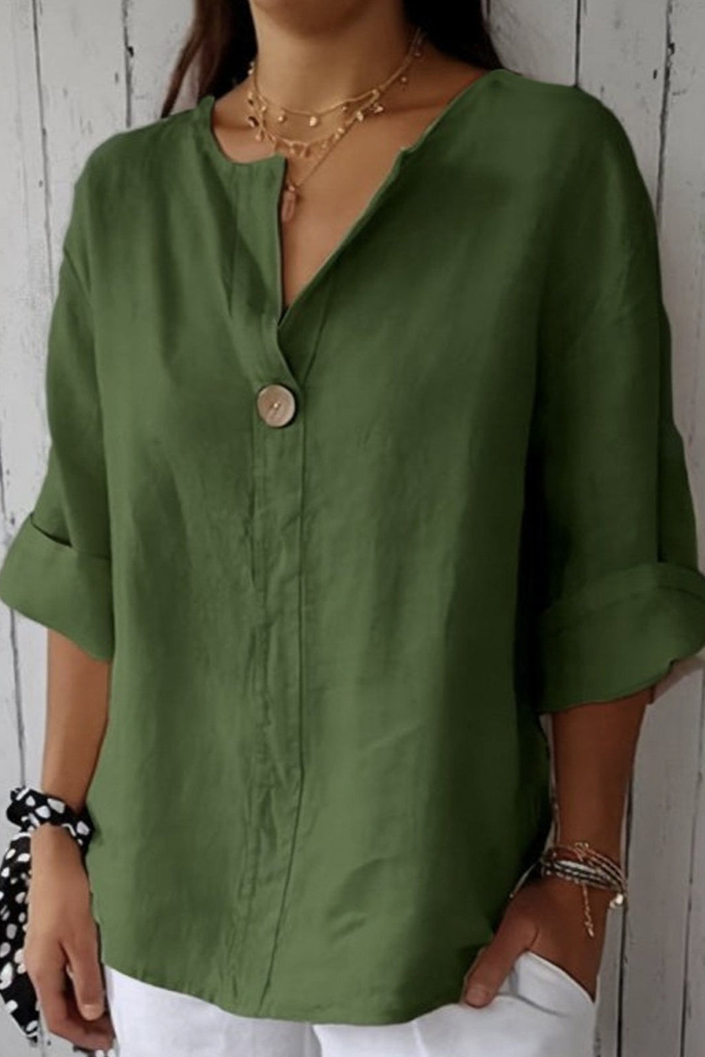Zamma | Comfortable Linen-Feel Top