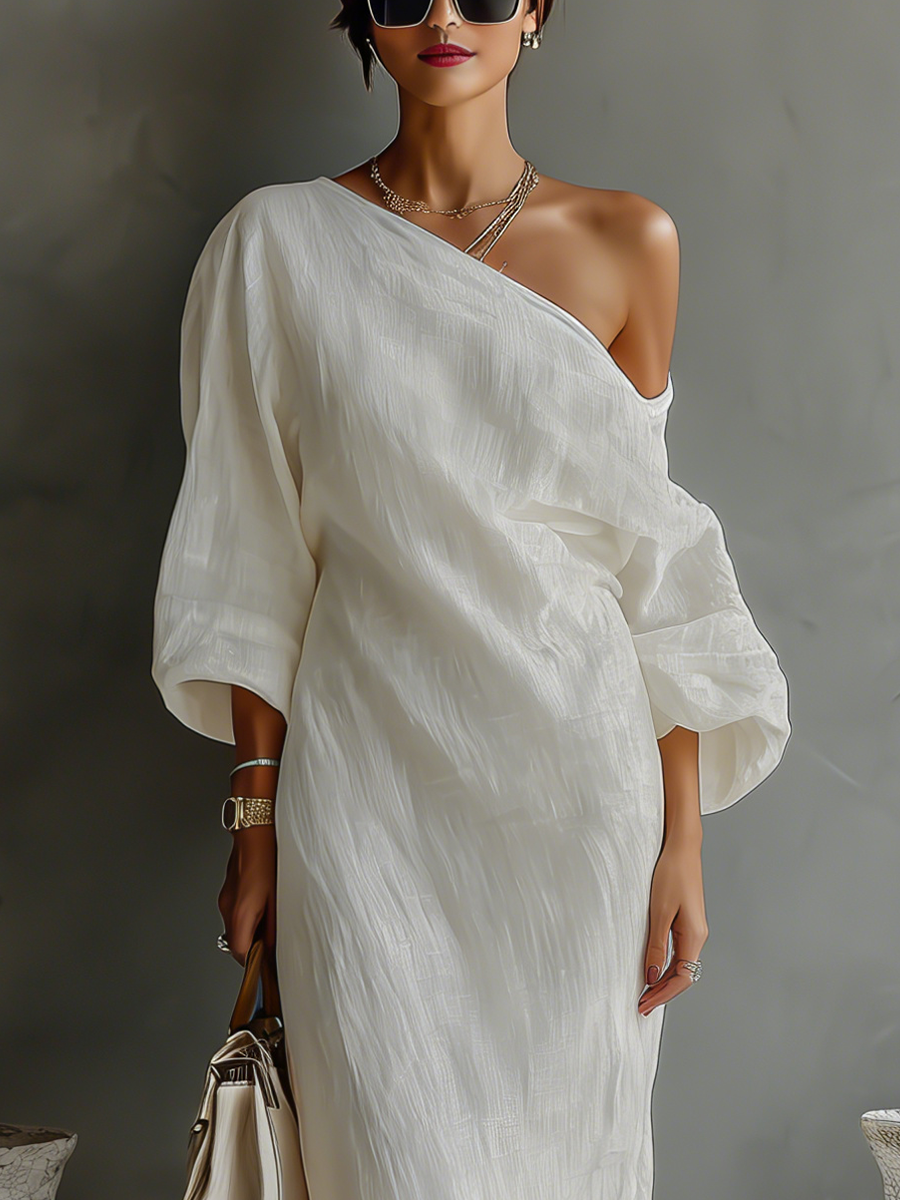 Elegant Off-Shoulder Dress