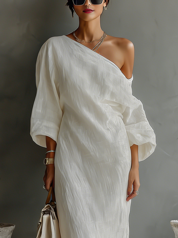 Elegant Off-Shoulder Dress
