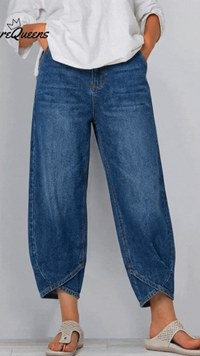 Millie | Lightweight Denim-Feel Pants