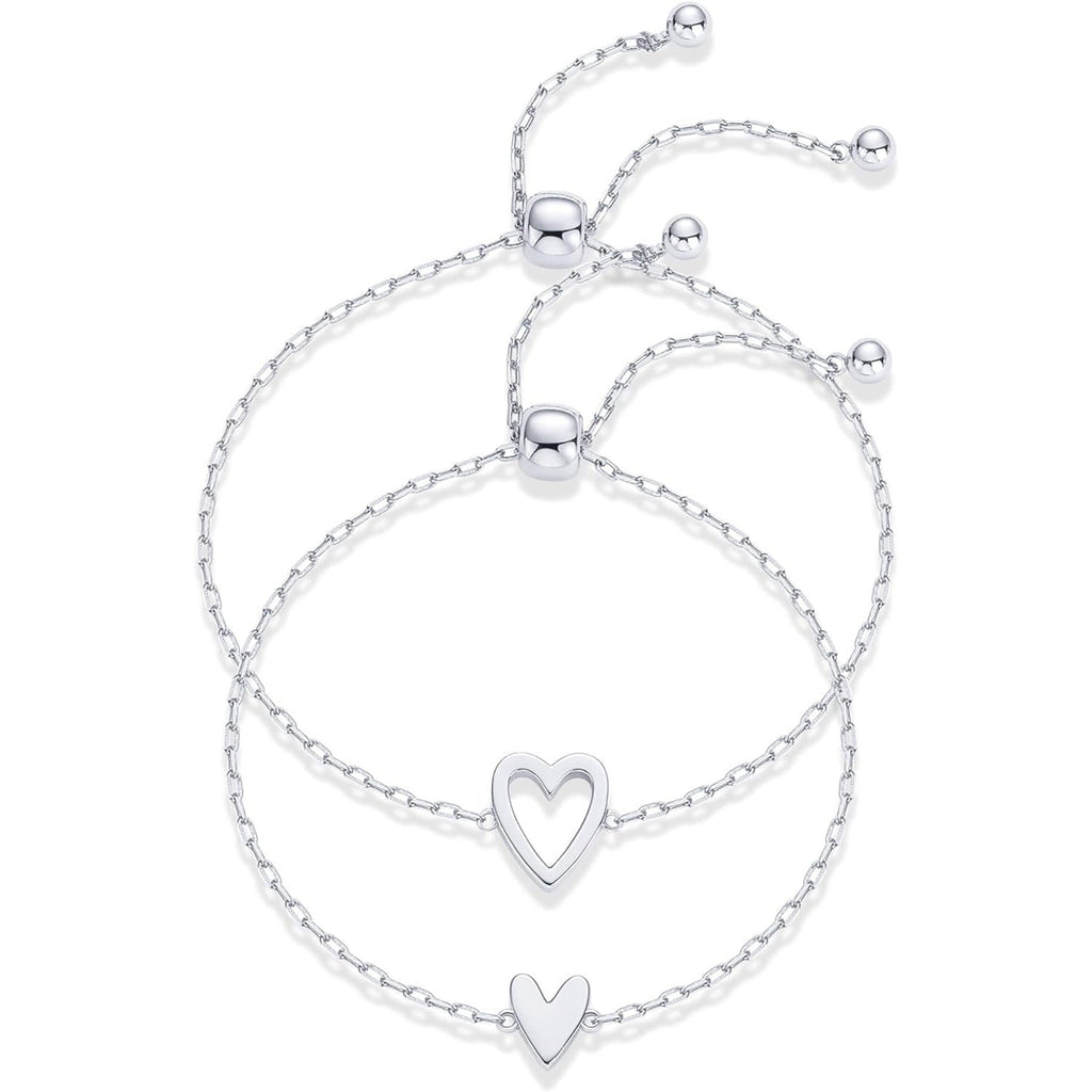 MATCHING HEART BRACELETS
