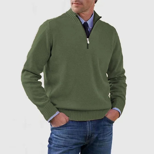 Darevellon | Comfortable Half-Zip Sweater