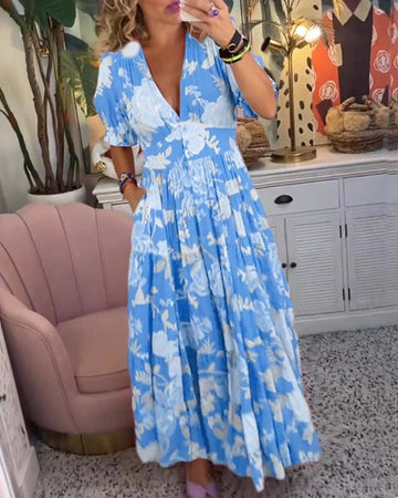 Rosae | Flattering Floral Maxi Dress