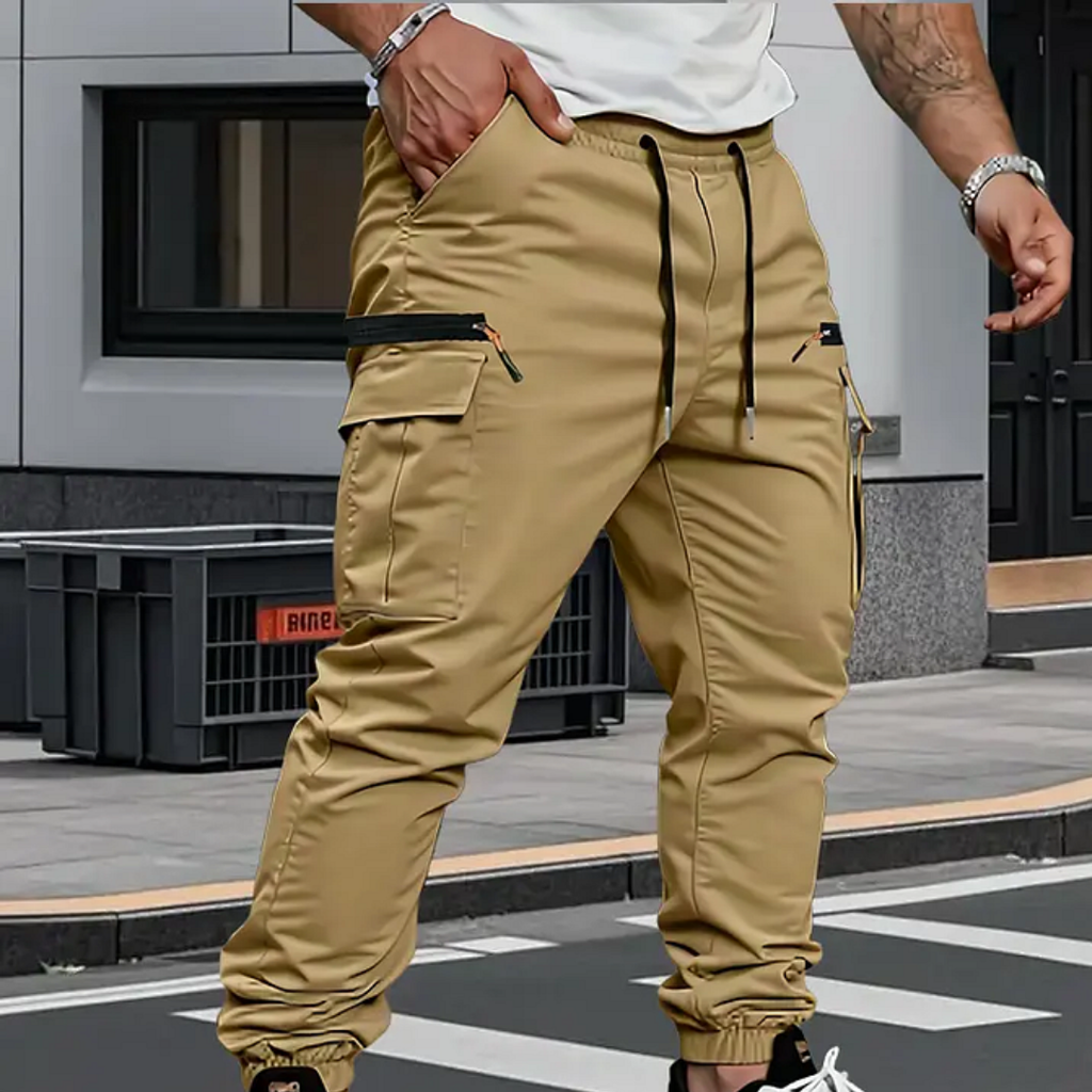 Beeckhoven | Comfortable Men’s Cargo Stretch Jogger Trousers