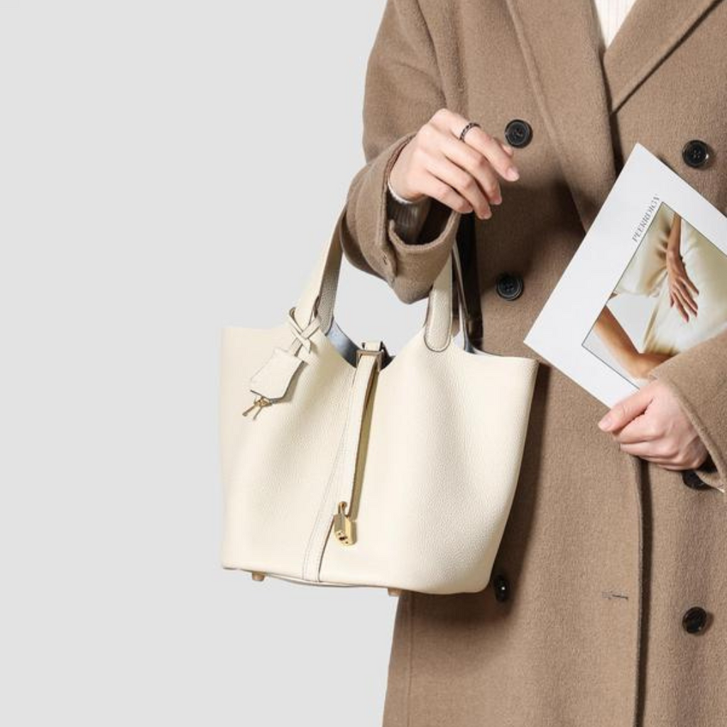 Kate | Lock  Vegan Leather Bag