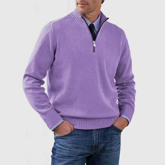 Darevellon | Comfortable Half-Zip Sweater