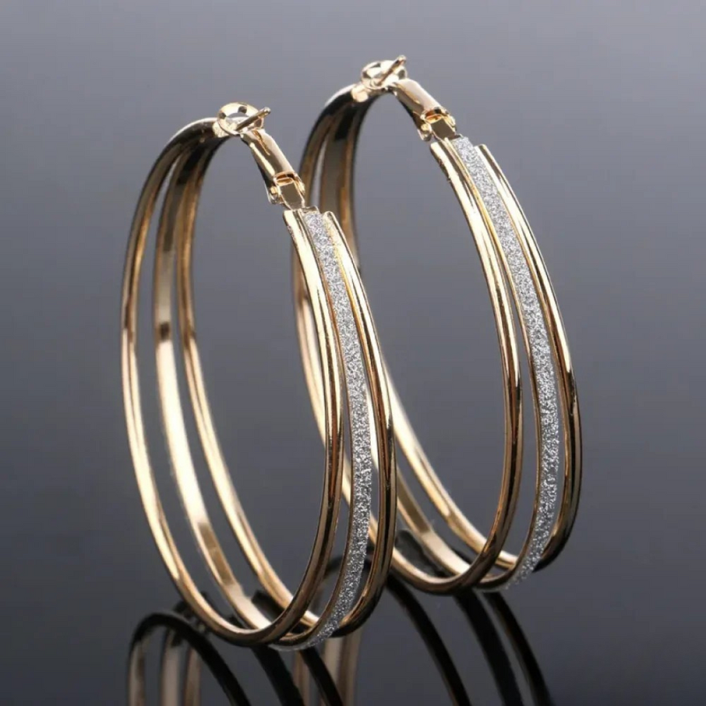 Demi | Elegant Retro Hoop Earrings
