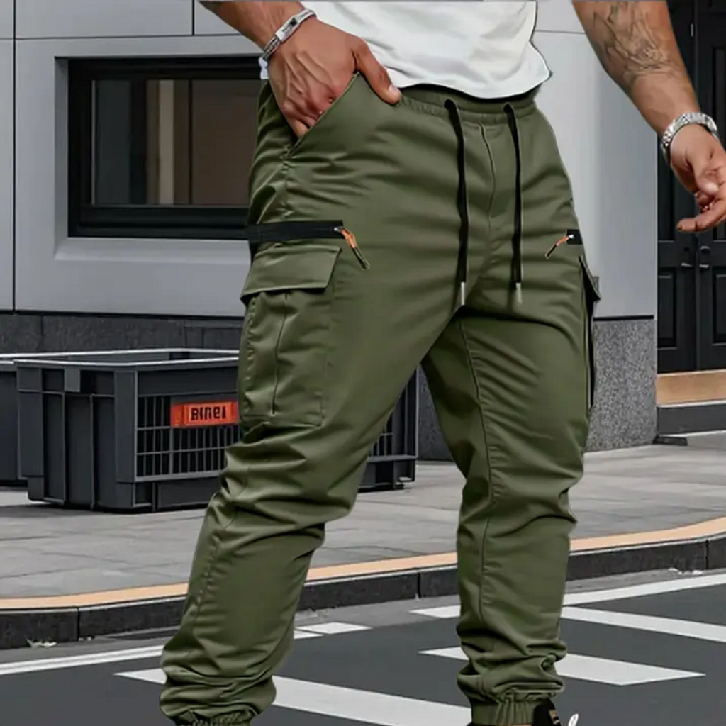 Beeckhoven | Comfortable Men’s Cargo Stretch Jogger Trousers