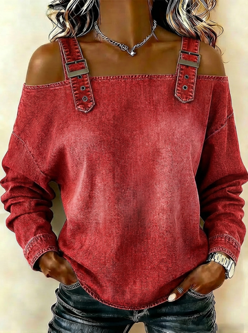 Annabel | Lightweight Denim-Feel Shirt