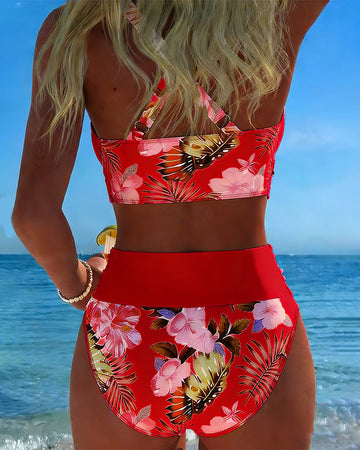 Jolina | Floral Wrap Bikini Set