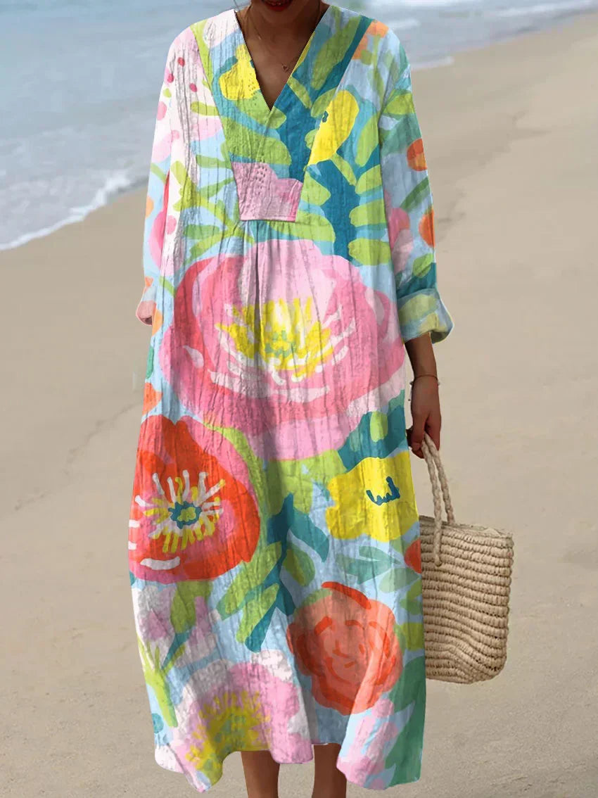 Dina | Artist-Inspired Cotton Dress