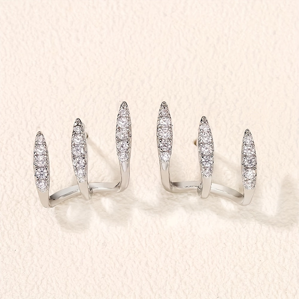 Sparkling Stud Earrings