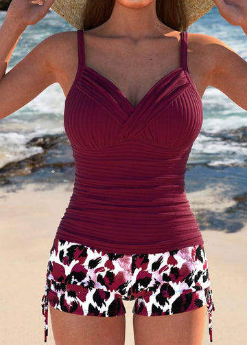 Karen | Chic Tankini Shorts Set