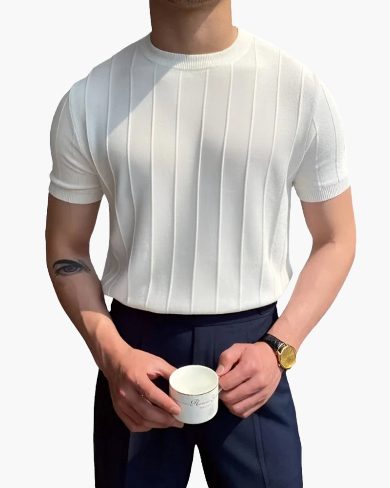 Cannes | Comfortable Ribbed T-Shirt