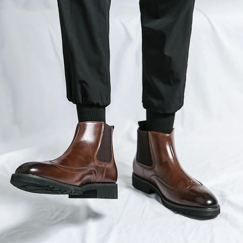 Alden | Vegan Leather Chelsea Boots