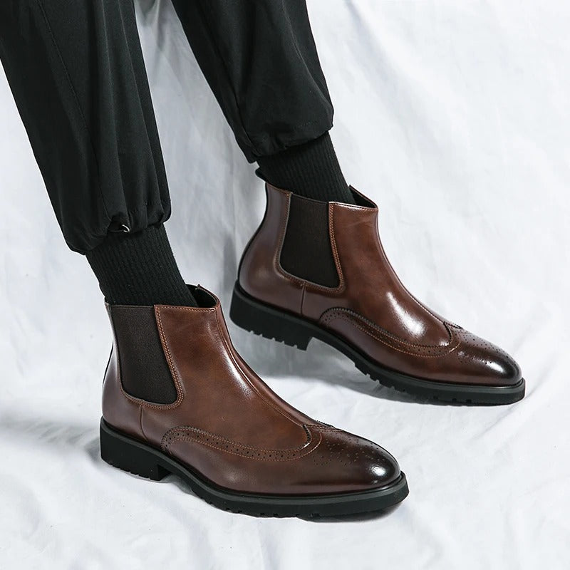 Alden | Vegan Leather Chelsea Boots
