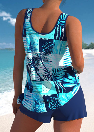 Betty | Relaxed Fit Leaf Swim Set