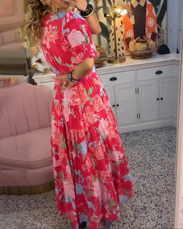 Rosae | Flattering Floral Maxi Dress