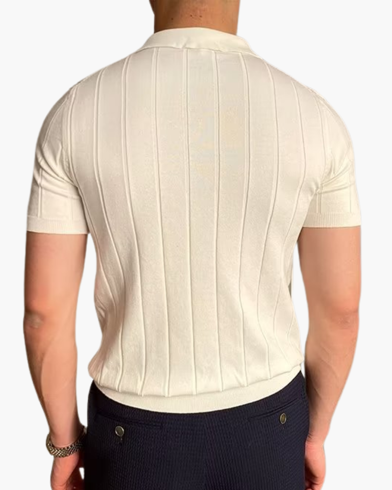 Cannes | Comfortable Ribbed Polo