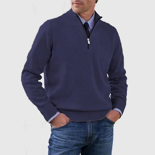 Darevellon | Comfortable Half-Zip Sweater