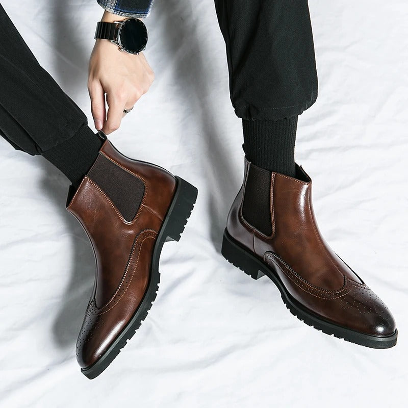 Alden | Vegan Leather Chelsea Boots