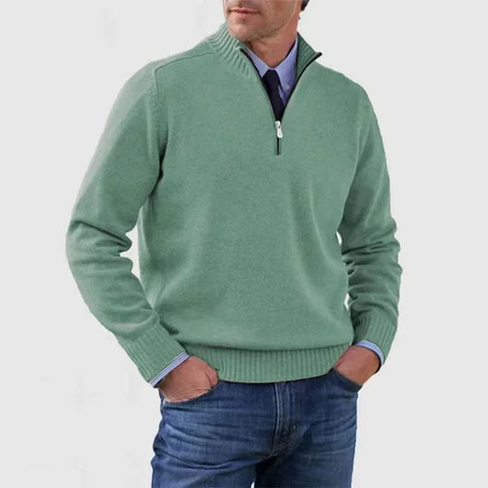 Darevellon | Comfortable Half-Zip Sweater