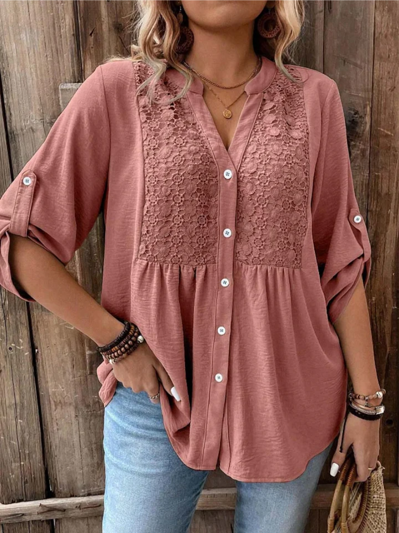 Noor | Lightweight V-Neck Blouse