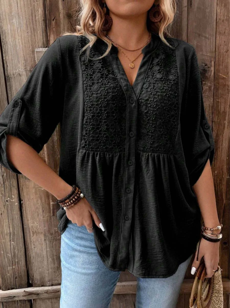Noor | Lightweight V-Neck Blouse