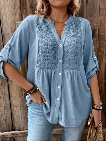 Noor | Lightweight V-Neck Blouse