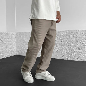 Aria | Relaxed Drawstring Knit Trousers