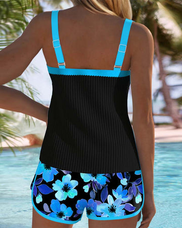 Ruth | Classic Ribbed Tankini Set