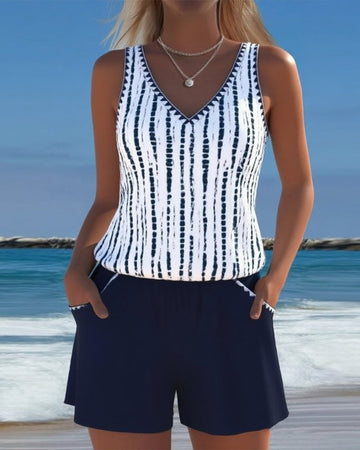 Sandra | Casual Tankini Shorts Set