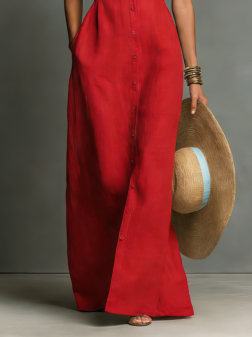 Élise Sleeveless Maxi Dress
