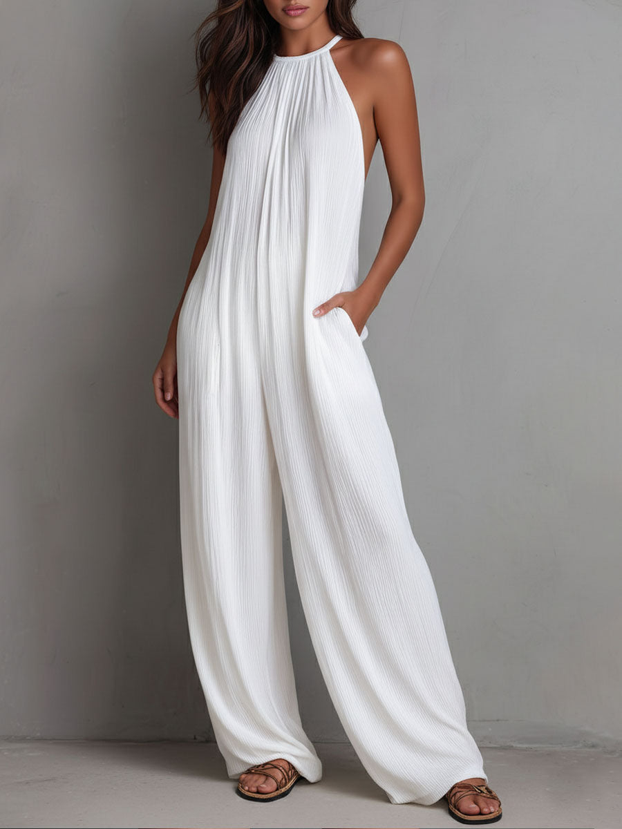Elena Halterneck Jumpsuit