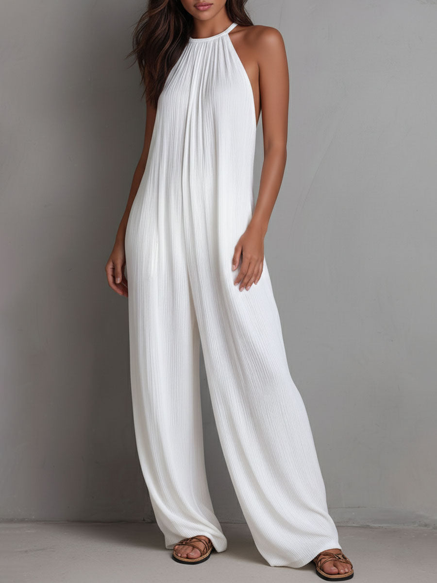 Elena Halterneck Jumpsuit