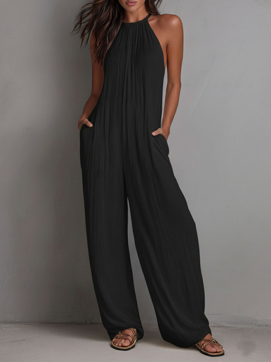 Elena Halterneck Jumpsuit