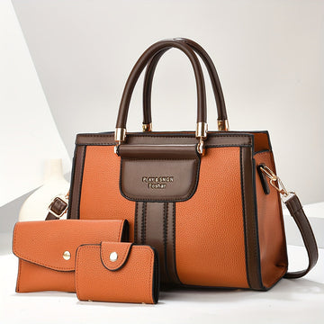 Luna | Elegant 3-Piece Leather Bag Set