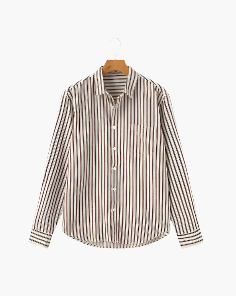 Josh | Lightweight Striped Shirt