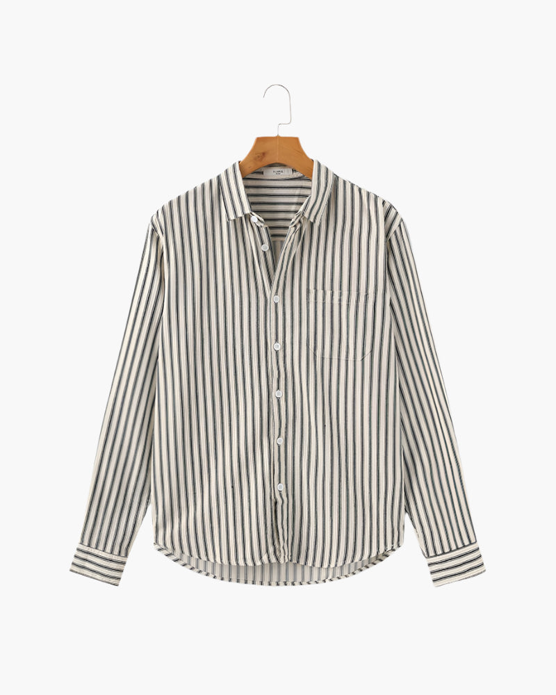 Josh | Lightweight Striped Shirt