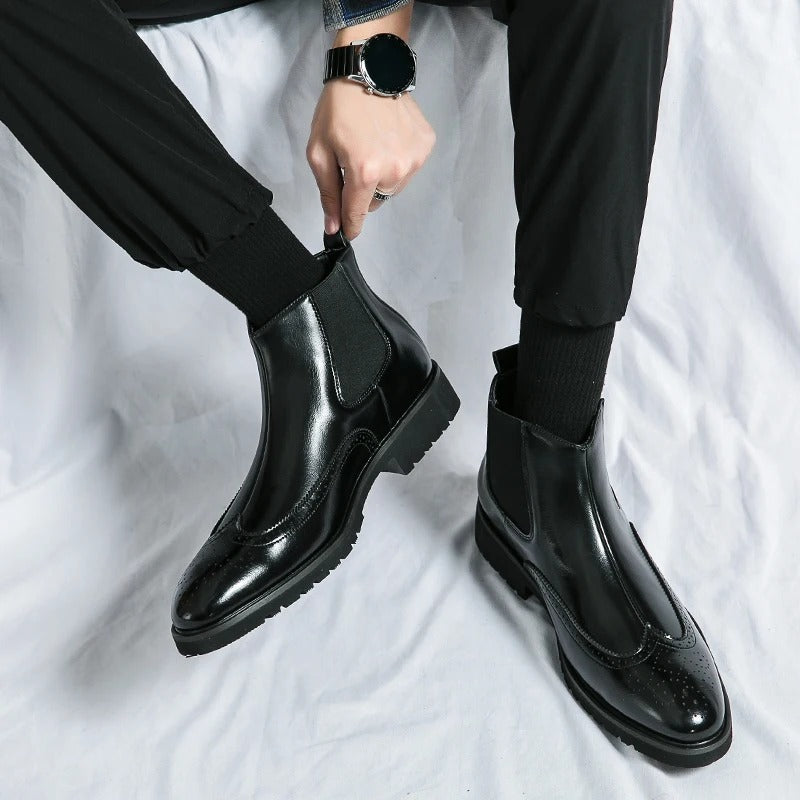 Alden | Vegan Leather Chelsea Boots