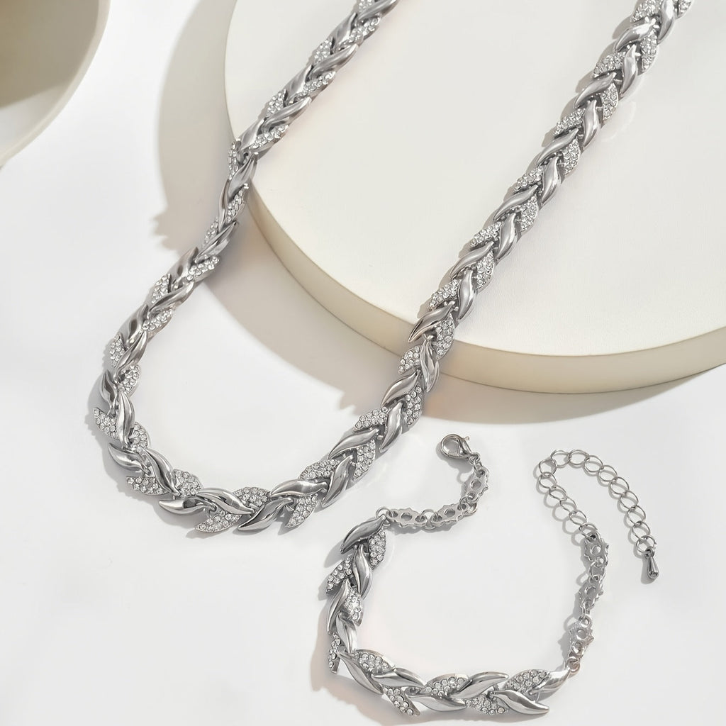 Dice | Elegant Rhinestone Fish Tail Set