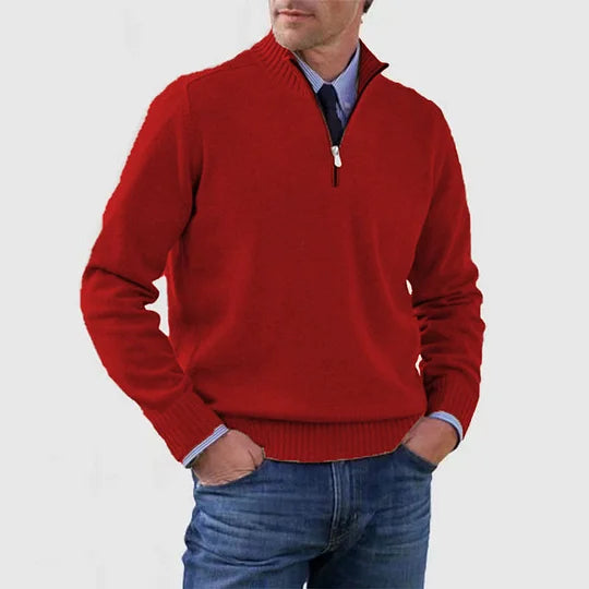 Darevellon | Comfortable Half-Zip Sweater