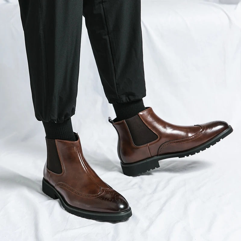 Alden | Vegan Leather Chelsea Boots